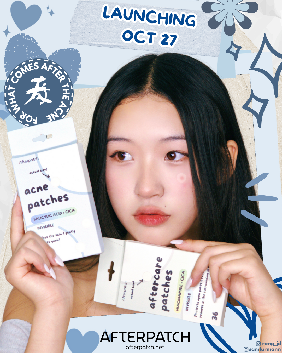 Afterpatch: Matcha Calm Invisible Acne + Aftercare Patch Bundle