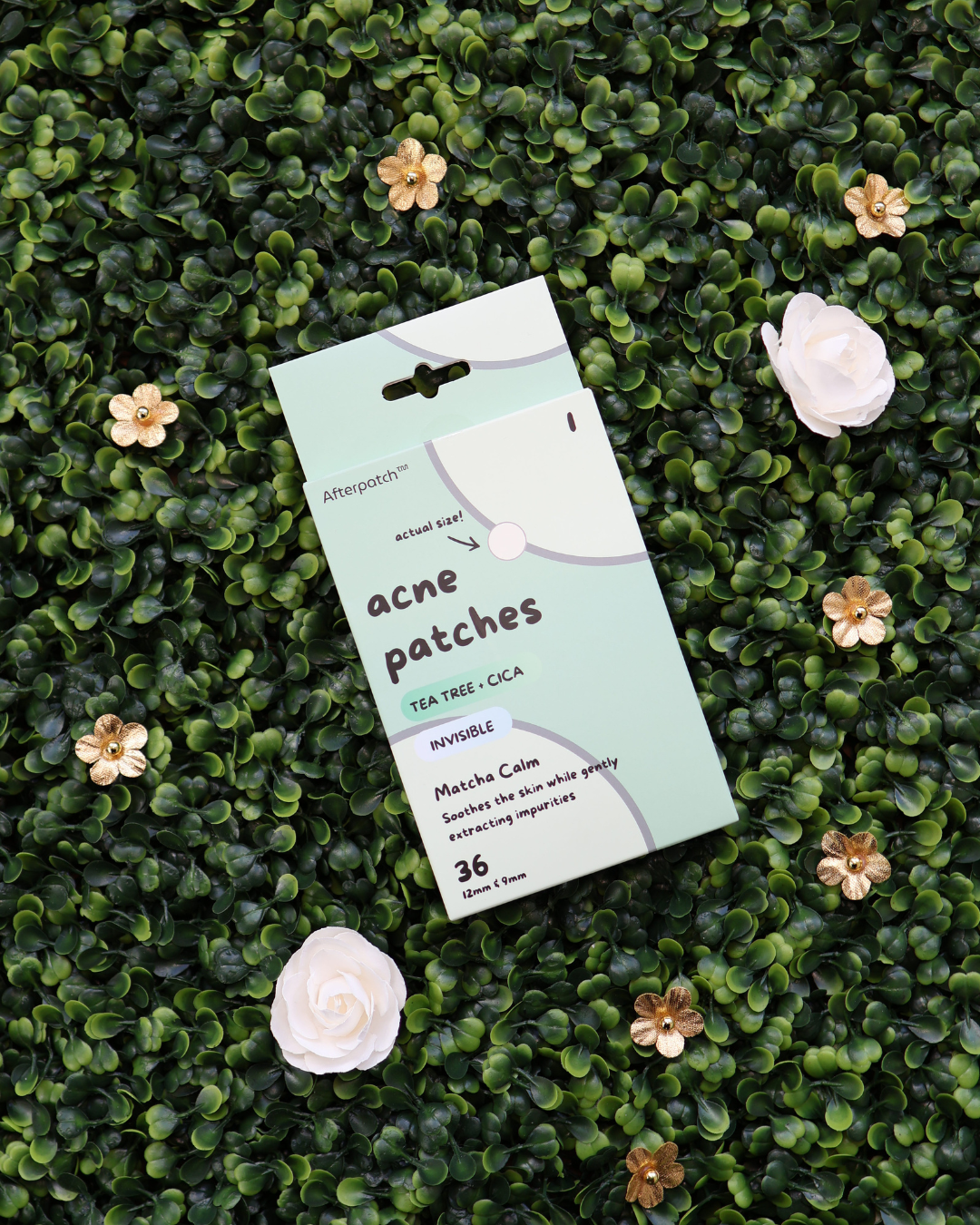 Matcha Calm 0.5% Tea Tree + 2% Centella Asiatica Invisible Acne Patches